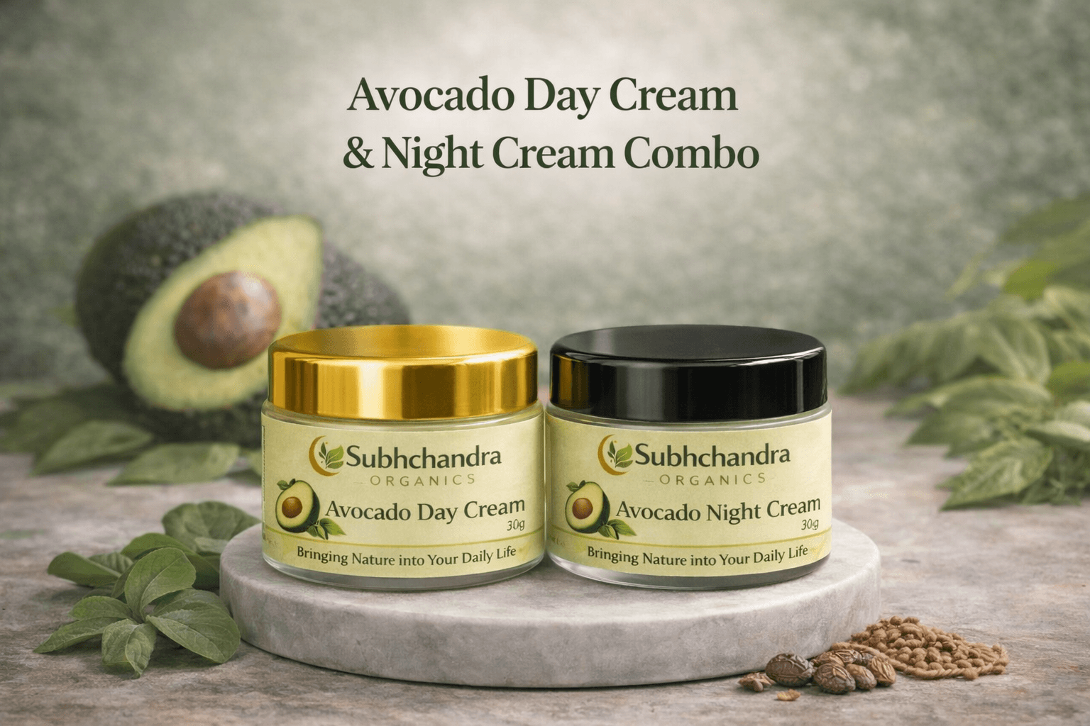 Avocado Day & Night Cream Combo