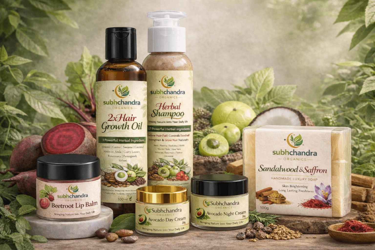 Complete Herbal Hair & Skin Care Combo